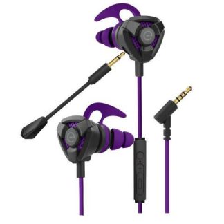 EASY LINE AUDIFONOS GAMER STORM ALAMBRICO 1.2 METROS 3.5MM NEGRO-MORADO