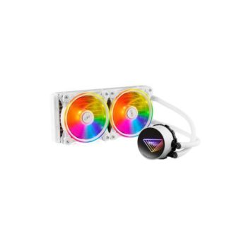ENFRIADOR LIQUIDO XPG LEVANTE X 240. VENTILADORES ARGB 120 MM. RADIADOR ALUMINIO 240MM. INTEL LGA 1700 1200 115X Y AMD AM5 AM4. LEVANTEX240WHCWW