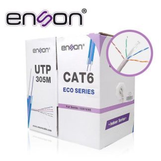 ENSON BOBINA DE CABLE CAT6 UTP ECO 305 METROS GRIS