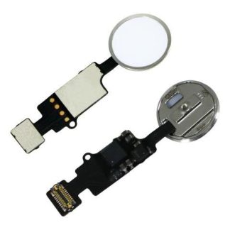 FLEXOR BOTON HOME INICIO COMPATIBLE CON IPHONE 7 PLUS A1661 A1784 A1785 COLOR BLANCO