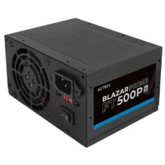 FUENTE DE PODER ACTECK AC-938143 20+4 PIN ATX 80MM 500W NEGRO