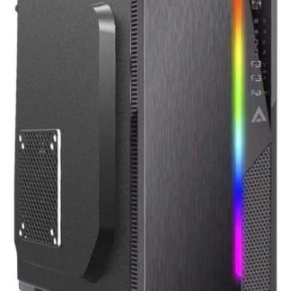 GABINETE ACTECK AC-929547 MICRO-TOWER MICRO-ATX-MINI-ITX USB 2.0-3.0 CON FUENTE DE 500W SIN VENTILADORES INSTALADOS NEGRO
