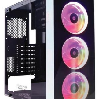 GABINETE BALAM RUSH DRAGONFLY CON VENTANA MIDI-TOWER ATX-MICRO ATX-MINI-ATX USB 3.0 SIN FUENTE BLANCO