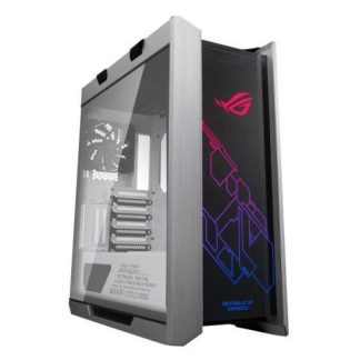 GABINETE GAMER ASUS ROG STRIX HELIOS GX601 ILUMINACION LED RGB ATX EATX SIN FUENTE 4 VENTILADORES INSTALADOS (4X 140MM) NEGRO