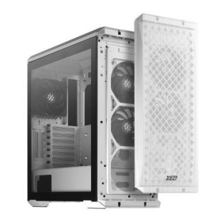 GABINETE GAMER XPG DEFENDER MEDIA TORRE. PANEL LATERAL DE VIDRIO TEMPLADO. FILTRO DE POLVO EXTRAIBLE. COLOR BLANCO. DEFENDERWHCWW