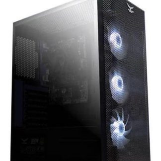 GABINETE NACEB ZED CON VENTANA RGB FULL-TOWER ATX USB 3.0 SIN FUENTE 3 VENTILADORES RGB INSTALADOS NEGRO