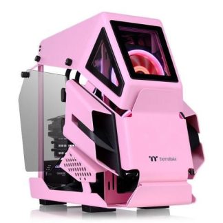 GABINETE THERMALTAKE AH T200 PINK (CA1R400SAWN00) MICRO TORRE 2 PANELES DE 4MM DE CRISTAL TEMPLADO