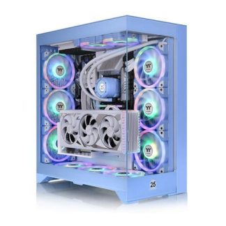 GABINETE THERMALTAKE CA1Y300MFWN00 MIDITOWER PC VIDRIO SPCC ATX EATX MICRO ATX MINIITX AZUL