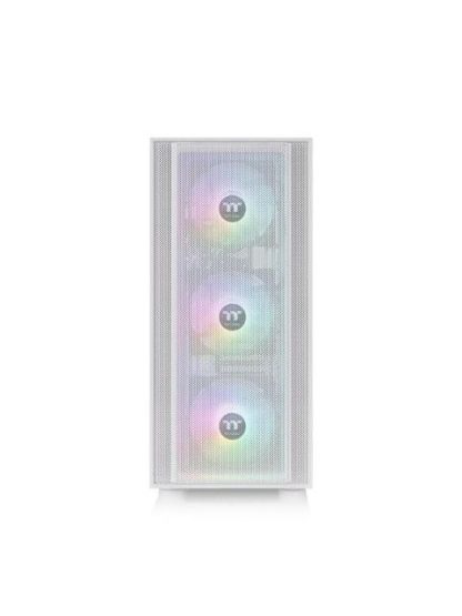 GABINETE THERMALTAKE H570 TG SNOW MID TOWER MIDTORRE GABINETE MINI ITX HASTA EATX COLOR BLANCO - Image 2