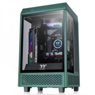 GABINETE THERMALTAKE THE TOWER 100 RACING GREEN (CA1R300SCWN00) COLOR VERDE MINI TORRE