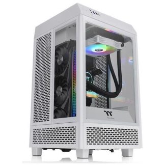GABINETE THERMALTAKE THE TOWER 100 SNOW MINI CHASSIS MINITOWER GABINETE MINIITX COLOR BLANCO