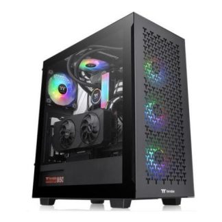 GABINETE THERMALTAKE V350 TG ARGB AIR MIDITOWER GABINETE ATX MICRO ATX Y MINIITX NEGRO