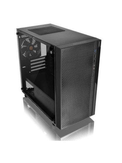 GABINETE THERMALTAKE VERSA H18 CON VENTANA DE VIDRIO TEMPLADO MICRO-TOWER MICRO-ATX-MINI-ITX USB 3.0 SIN FUENTE NEGRO - Image 5