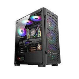 GABINETE XZEAL XZ135 CON VENTANA MIDI TOWER ATX-MICRO ATX-MINI-ITX USB 2.0-3.2 SIN FUENTE NEGRO