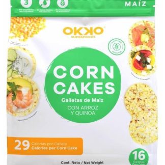 GALLETA DE MAIZ CON ARROZ Y QUINOA 136 G OKKO