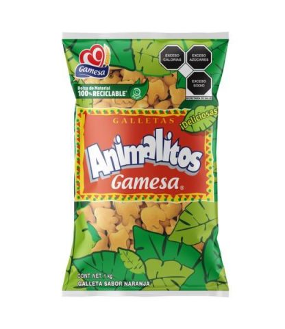 GALLETAS DE ANIMALITO GAMESA 1 KG