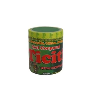 GEL CORPORAL TICITL GEL BALSAMICO 125 GRS ASMA BRONQUITIS CIATICA GRUPO OMEGA 2000