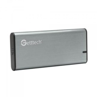 GETTECH GABINETE DE DISCO DURO GCE-M231-01 M.2 SATA USB TIPO-C ALUMINIO