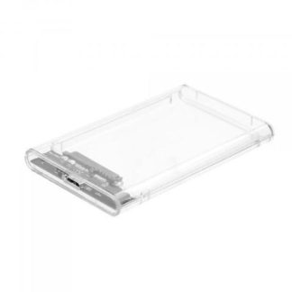 GETTECH GABINETE DE DISCO DURO GCE-U325-01 2.5 SATA III MICRO-USB B TRANSPARENTE