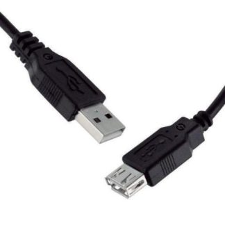 GETTTECH CABLE USB A MACHO - USB C HEMBRA 1.5 METROS NEGRO
