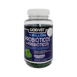 GOMITAS 1 BILLON PROBIOTICOS + PREBIOTICOS E INULINA DE AGAVE C 6 GN+VIDA
