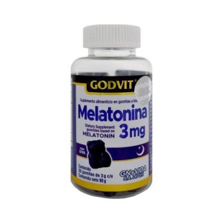 GOMITAS MELATONINA 3MG C 30 SABOR UVA C 3GR GN+VIDA