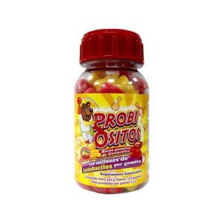 GOMITAS PROBIOSITOS C 110 (242GR) 100 MILLONES DE LACTOBACILOS PO LAB. NATUTECH