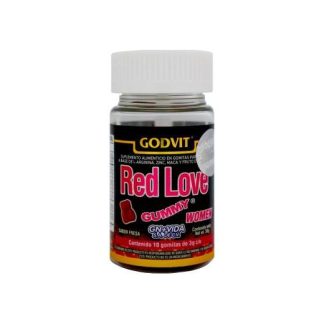 GOMITAS VIGORIZANTE MUJER RED LOVE WOMEN C 10 GN+VIDA