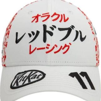 GORRA RED BULL RACING GORRA CHECO PEREZ JAPON 2024 BLANCO NEW ERA CAP