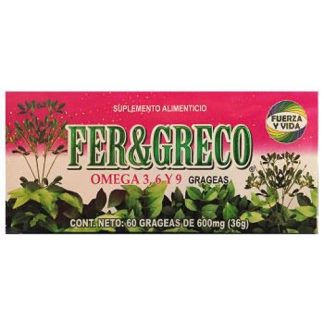 GRAG. FER&GRECO C 60 (OMEGA 36 Y 9) NUTRY SALUD