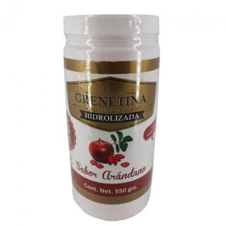 GRENETINA HIDROLIZADA SABOR ARANDANO 550 GRS. MIEL SALUD Y VIDA