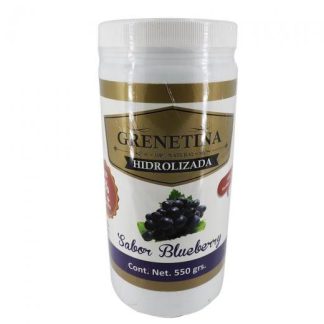 GRENETINA HIDROLIZADA SABOR BLUE BERRY 550 GRS. MIEL SALUD Y VIDA