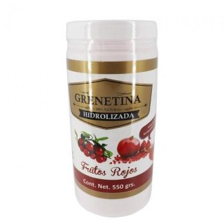 GRENETINA HIDROLIZADA SABOR FRUTOS ROJOS 550 GRS. MIEL SALUD Y VIDA