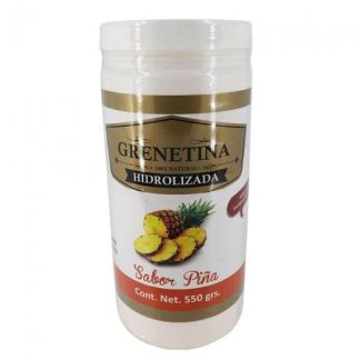 GRENETINA HIDROLIZADA SABOR PIÑA 550 GRS. MIEL SALUD Y VIDA