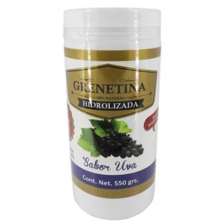 GRENETINA HIDROLIZADA SABOR UVA 550 GRS. MIEL SALUD Y VIDA