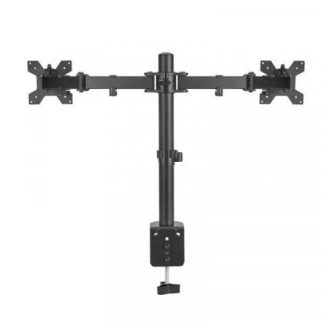 GRETTTECH BRAZO DE ESCRITORIO PARA 2 MONITORES 19 - 32 HASTA 8KG NEGRO