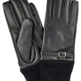 GUANTES PARA DAMA UNITALLA DE PU CON TOUCHSCREEN NEGRO HOLLY LAND