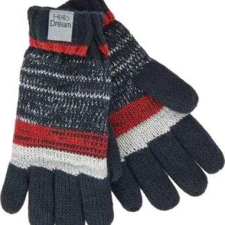 GUANTES PARA NIÑO UNITALLA TEJIDOS CON FORRO AZUL HELLODREAM