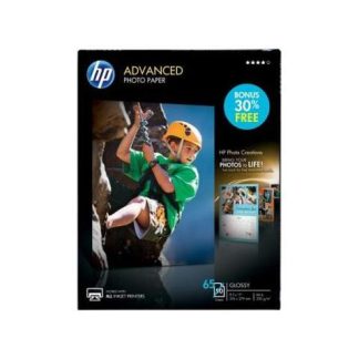 HP PAPEL FOTOGRAFICO BRILLANTE AVANZADO 8.5 X 11 50 HOJAS