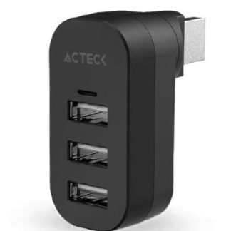 HUB USB 2.0 PORT X4R DH421 ACTECK ADVANCED SERIES HUB PORTATIL 3 EN 1