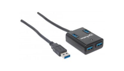 MANHATTAN HUB USB 3.0 DE SUPERVELOCIDAD 4X USB A 5000 MBIT-S - SIN FUENTE - Image 2