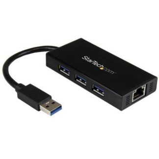 HUB USB 3.0 ALUMINIO C-CABLE 3PTOS Y ADAPTADOR STARTECH ST3300GU3B