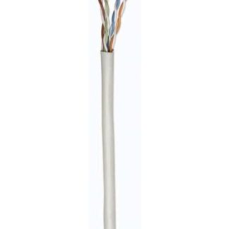 INTELLINET BOBINA DE CABLE PATCH CAT6 UTP 305 METROS SOLIDO GRIS