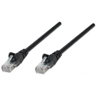 INTELLINET CABLE PATCH CAT5E UTP 100% COBRE RJ-45 MACHO - RJ-45 MACHO 50CM NEGRO