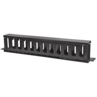 INTELLINET ORGANIZADOR DE CABLES HORIZONTAL 1U RJ-45 NEGRO
