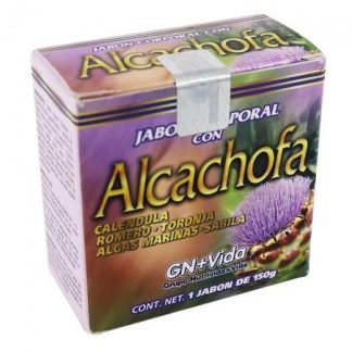 JABON ALCACHOFA 150GR C CALENDULAROMEROTORONJAALGAS MARINAS Y SAB GN+VIDA