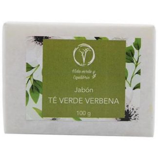JABON ARTESANAL TE VERDE VERBENA 100 G VIDA VERDE Y E.