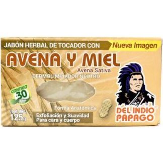 JABON DE AVENA Y MIEL INDIO PAPAGO 125 G DEL INDIO PAPAGO