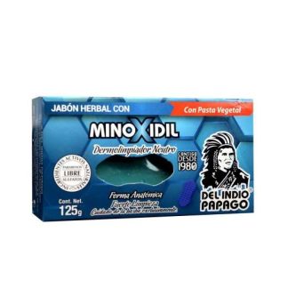 JABON MINOXIDIL DEL INDIO PAPAGO 125GR TEPEZCOHUITE DEL INDIO PAPAGO