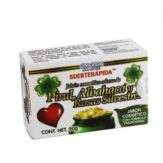 JABON SUERTE RAPIDA-PIRUL ALBAHACA Y ROSAS SILVESTRES 90GR GN+VIDA